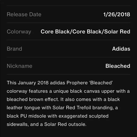 adidas Prophere Bleached 2018 men size 7 - Picture 2 of 11